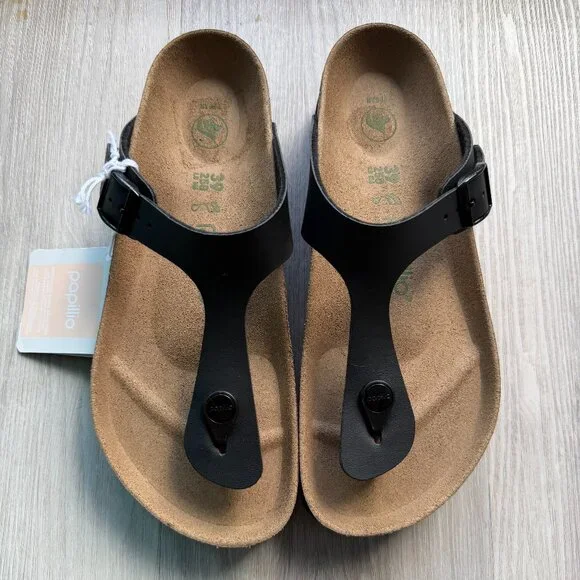 NEW NWT Birkenstock Papillio Gizeh Platform Vegan Black - EU 42 / US 11–11.5 - Picture 2 of 16